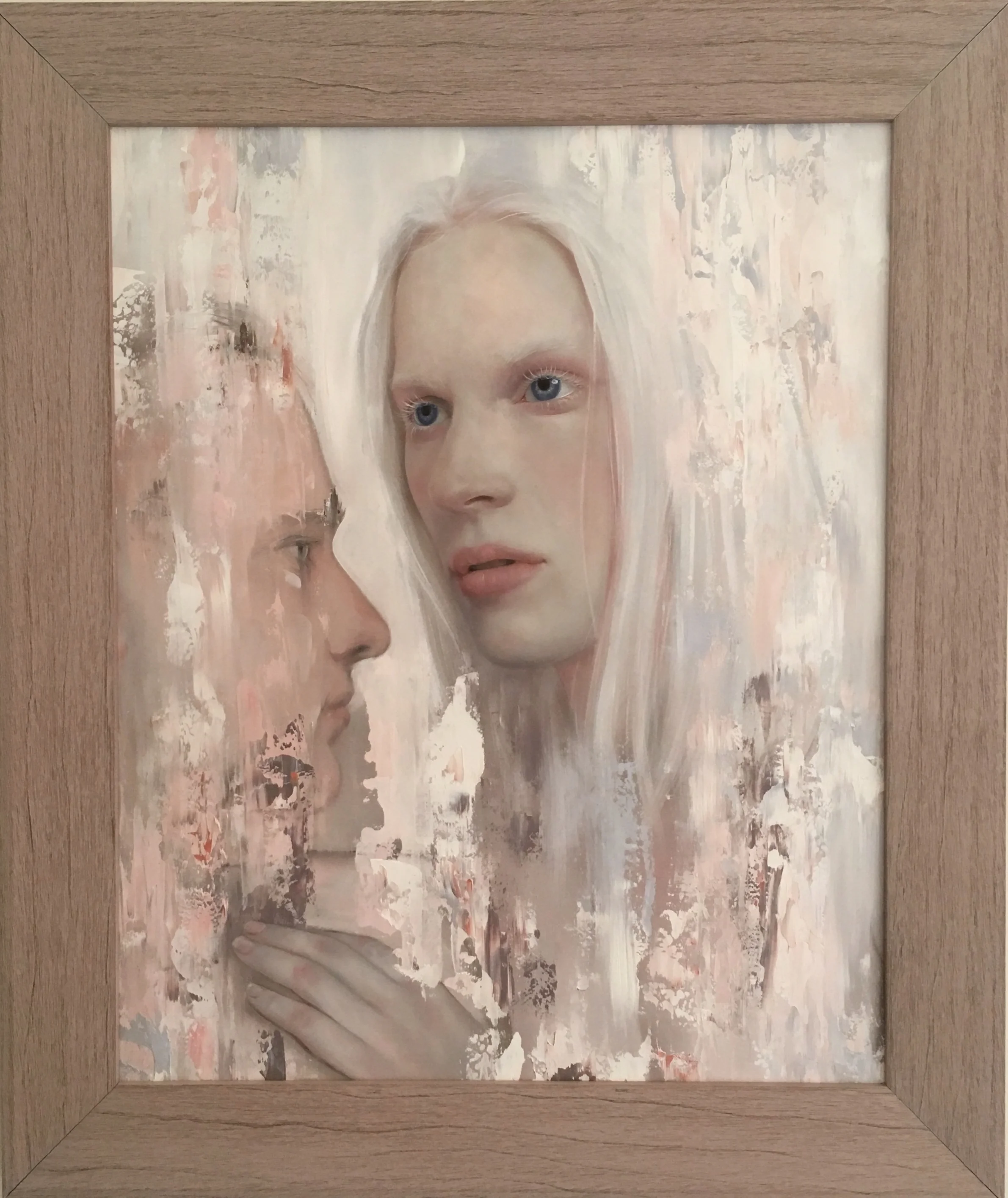 Loveloss Series - Salvation 2018 oil on board 500 x 400mm (590 x 490mm framed size) NZ$2800