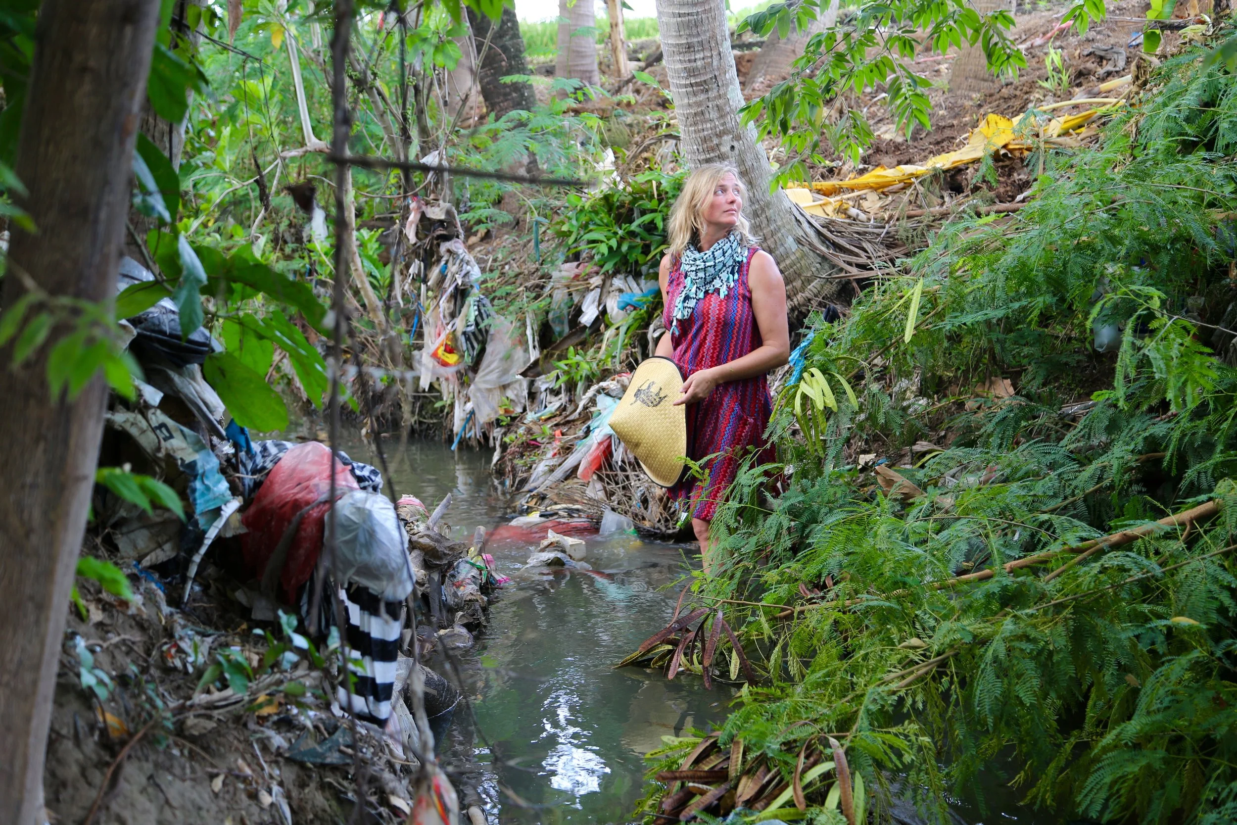 Karina on location in Indonesia for BLUE