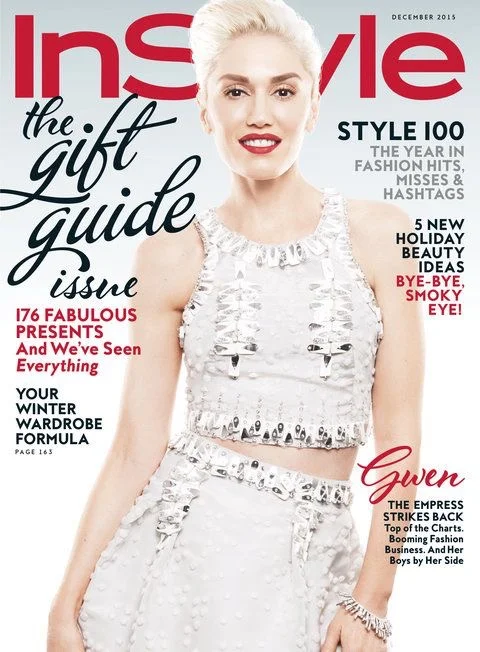 IGIGI in December Issue of Instyle Magazine with Cover Model Gwen Stefani