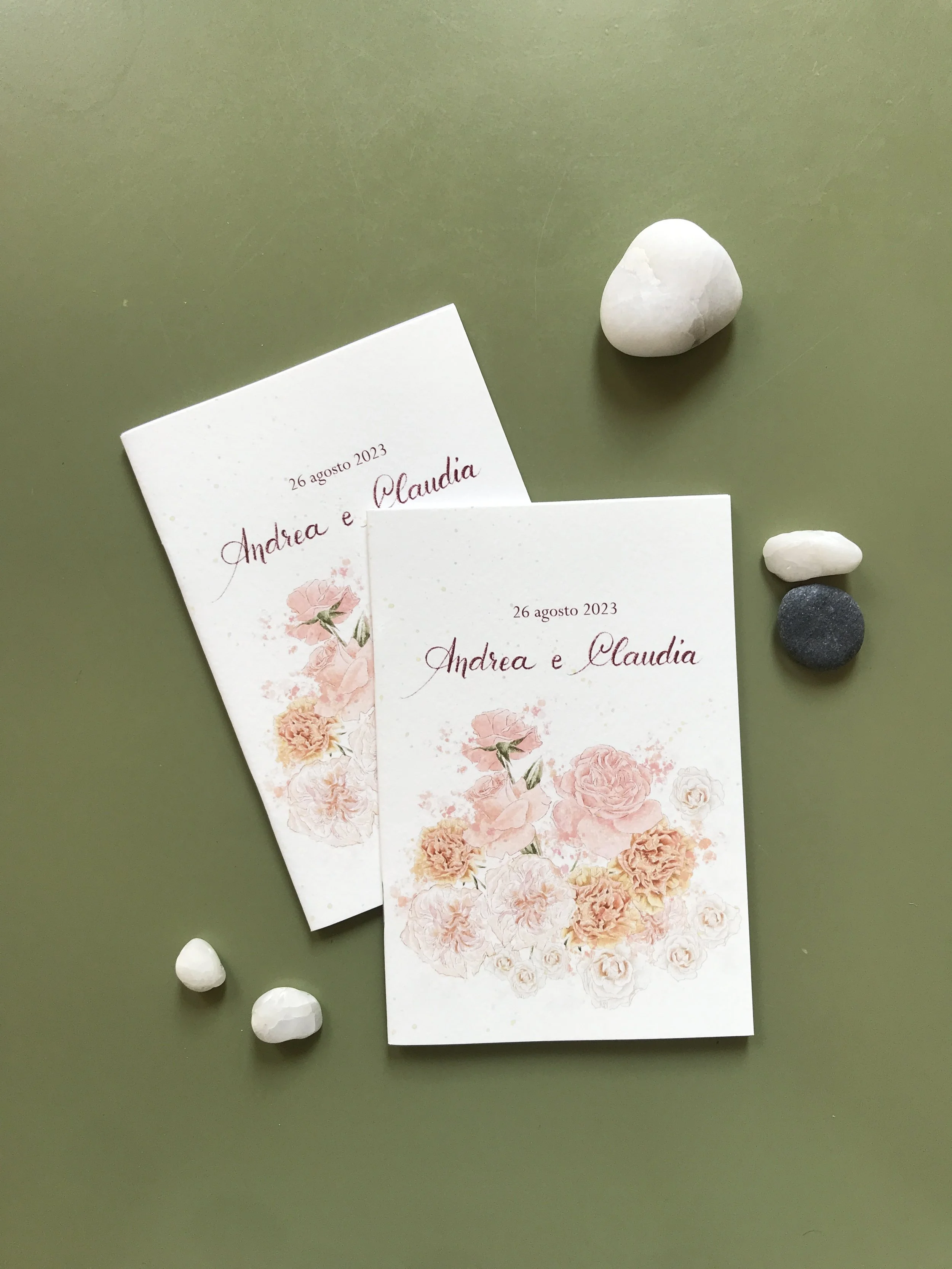 libretti cerimonia messa matrimonio personalizzati