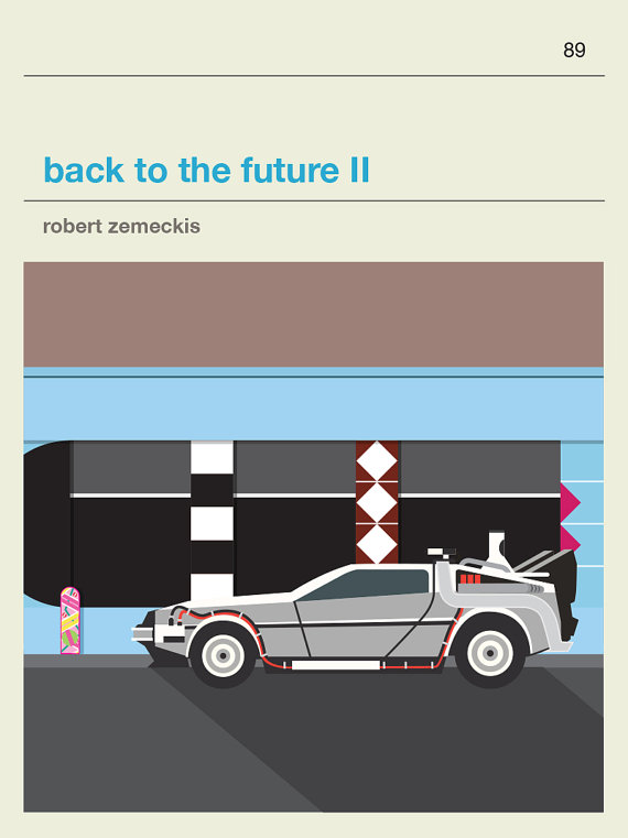 Back to The Future Movie Poster - £22 plus shipping - click here