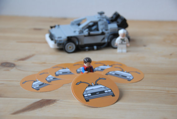 Back to the Future 'Delorean' Stickers - £3 plus shipping - click here