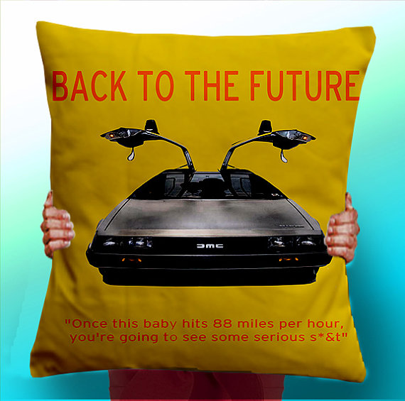 Back to the Future Retro Style - Cushion/Pillow Cover/Panel/Fabric - From £5 plus shipping - click here