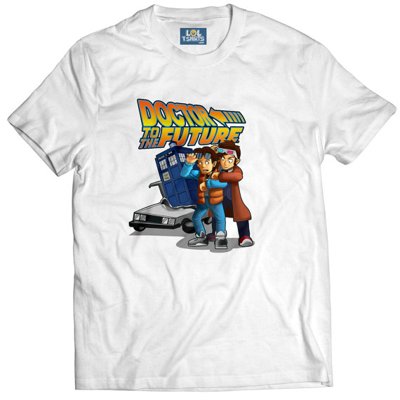 Doctor to the Future T-Shirt - £19.99 plus shipping - click here