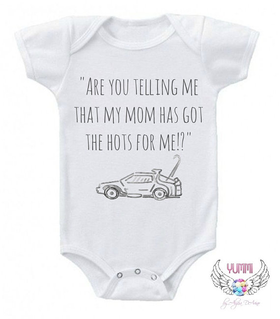 Back to the Future Baby Grow - £11.94 plus shipping from USA - click here