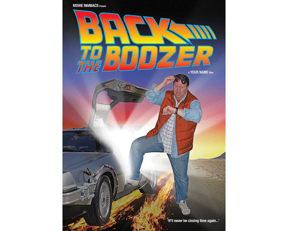 Back to the Future Film Poster Staring YOU - £29.95 plus shipping - click here