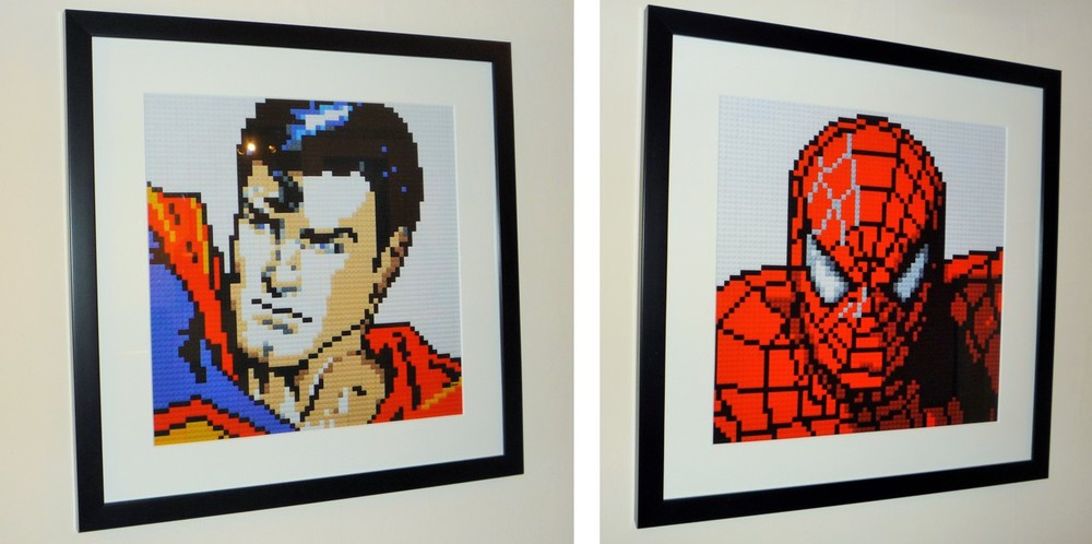 Oxford Brick Art produce stunning and unique art mosaics and prints, all Lego based. Personalised and commissioned mosaics are possible. Available via their website