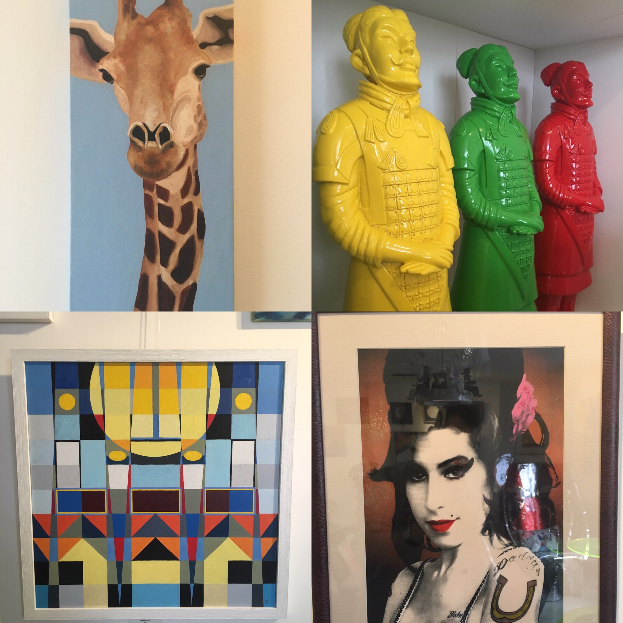 Meeting at Rendezvous Brighton regarding my Lego Charity appeal, and checking out the art work there