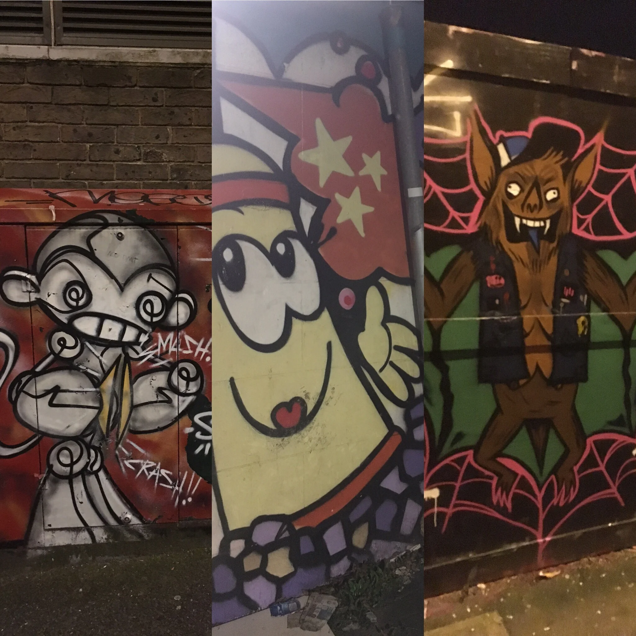 Street Art on way back from Brighton Bricks