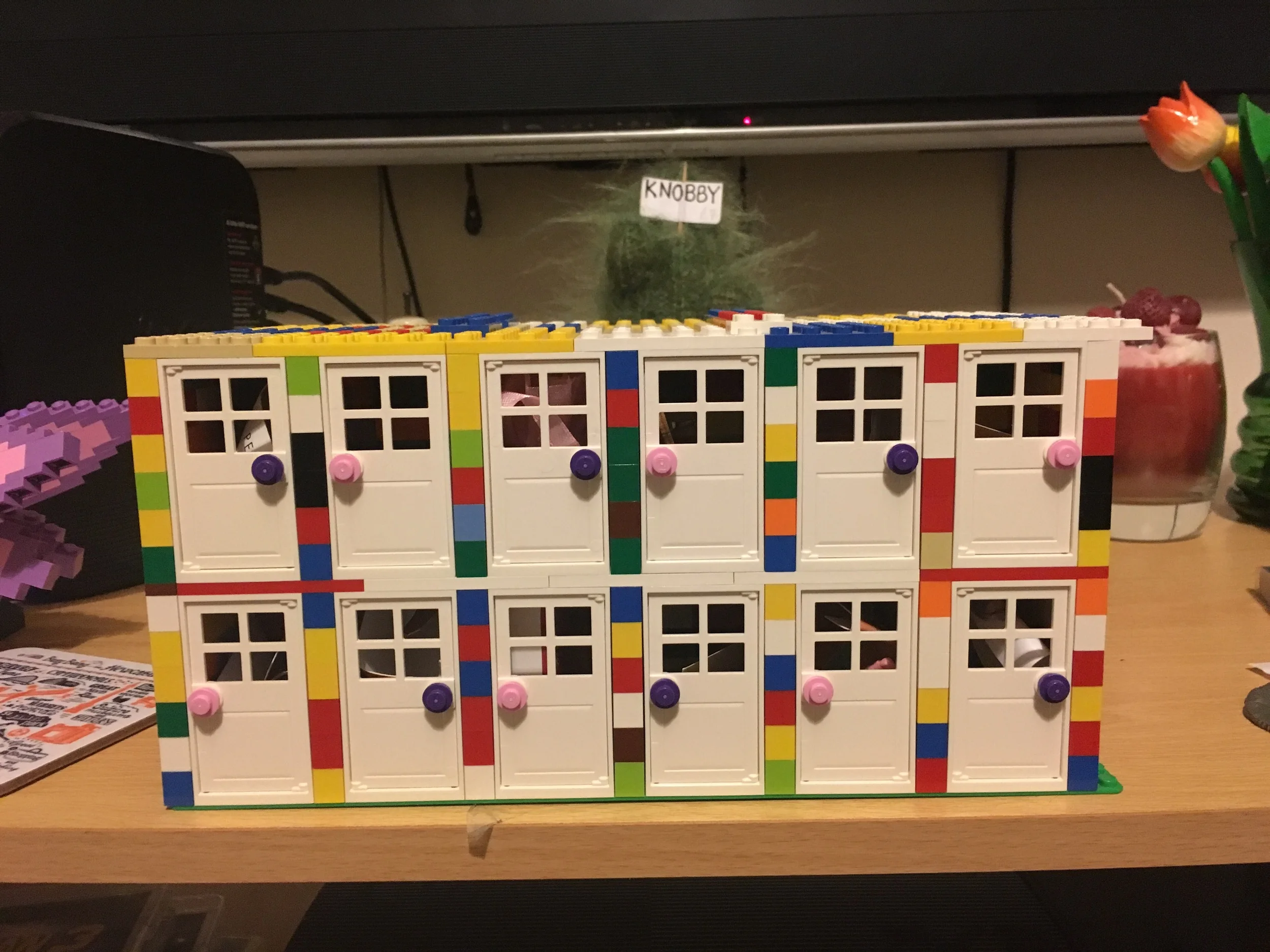 The Lego Advent Calendar I built for Mrs Penguin