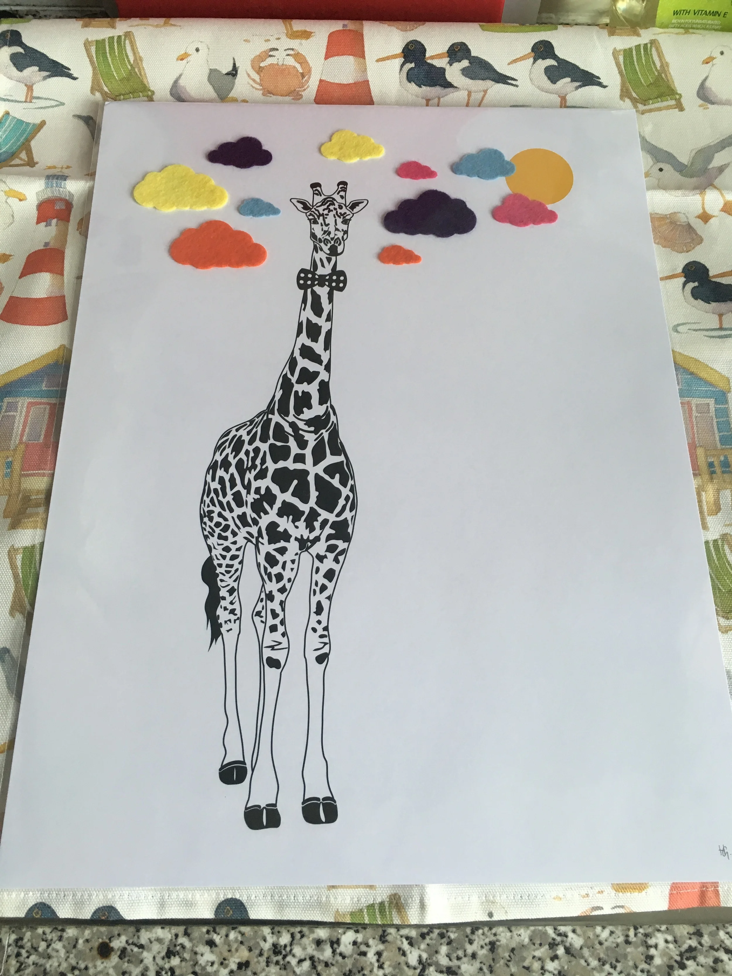 Mrs Penguin loved her giraffe print from Hello Geronimo