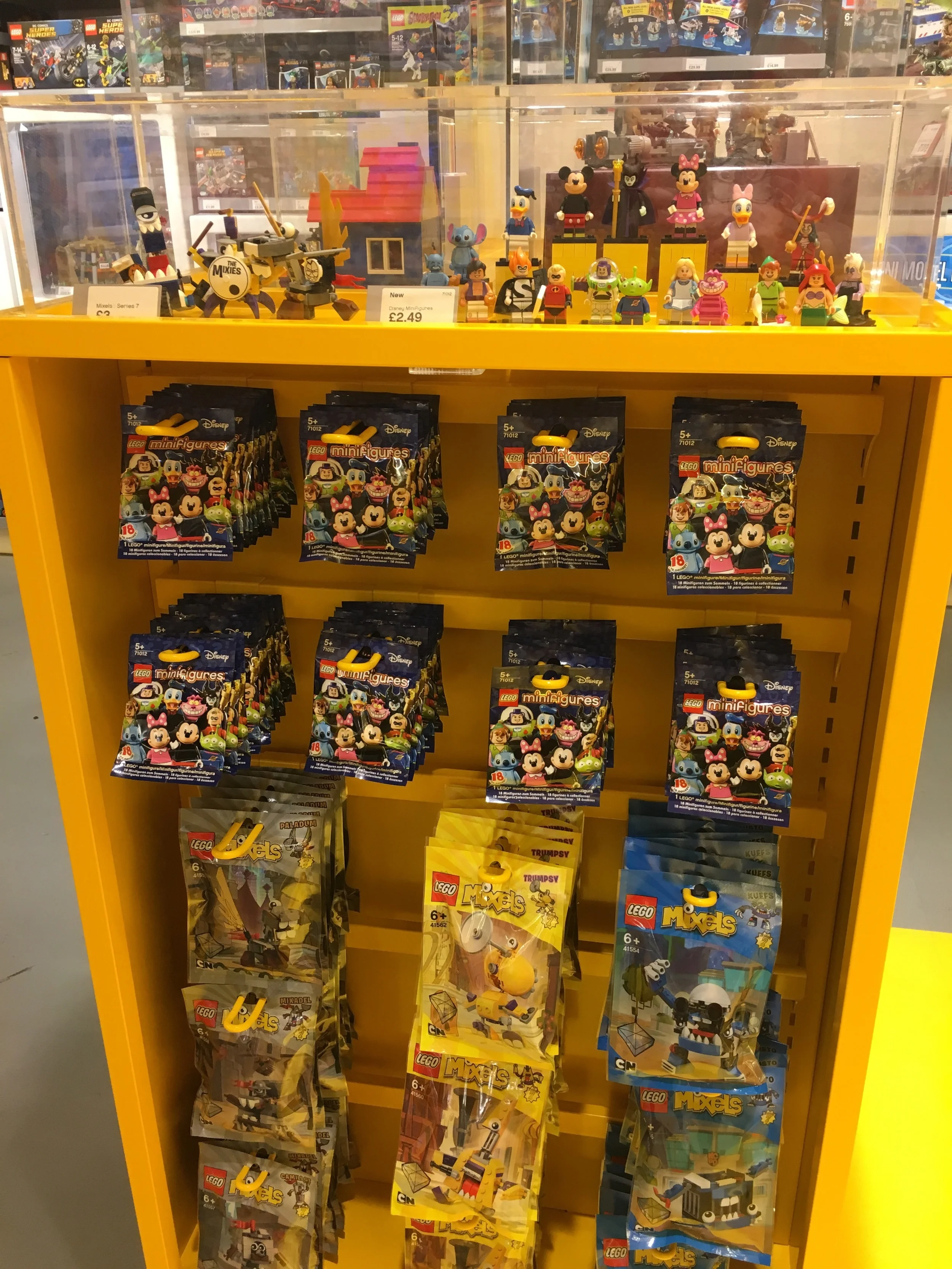The Disney Lego Minifigures are back in stock after selling out after an hour when there were released