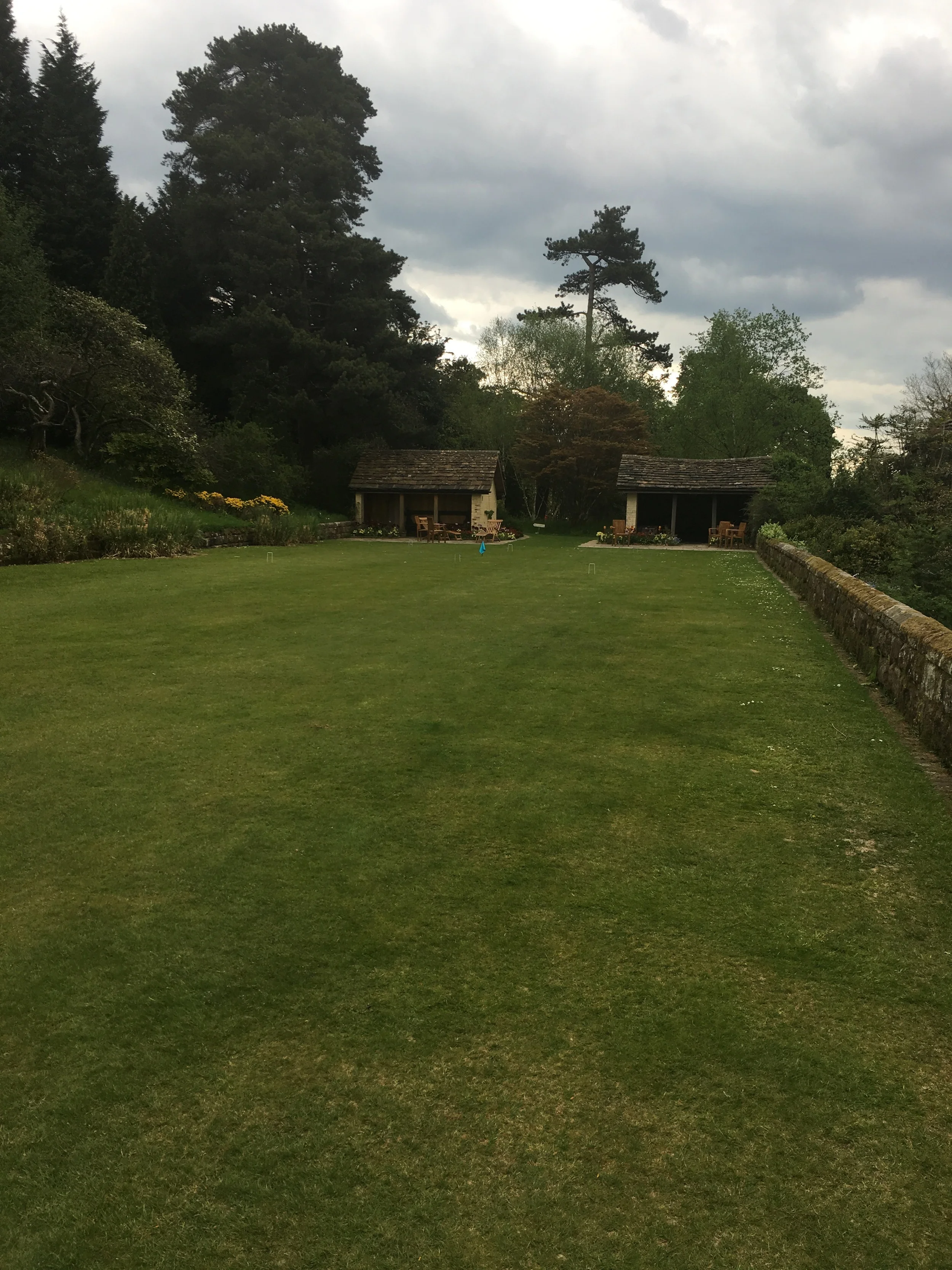 The croquet lawn