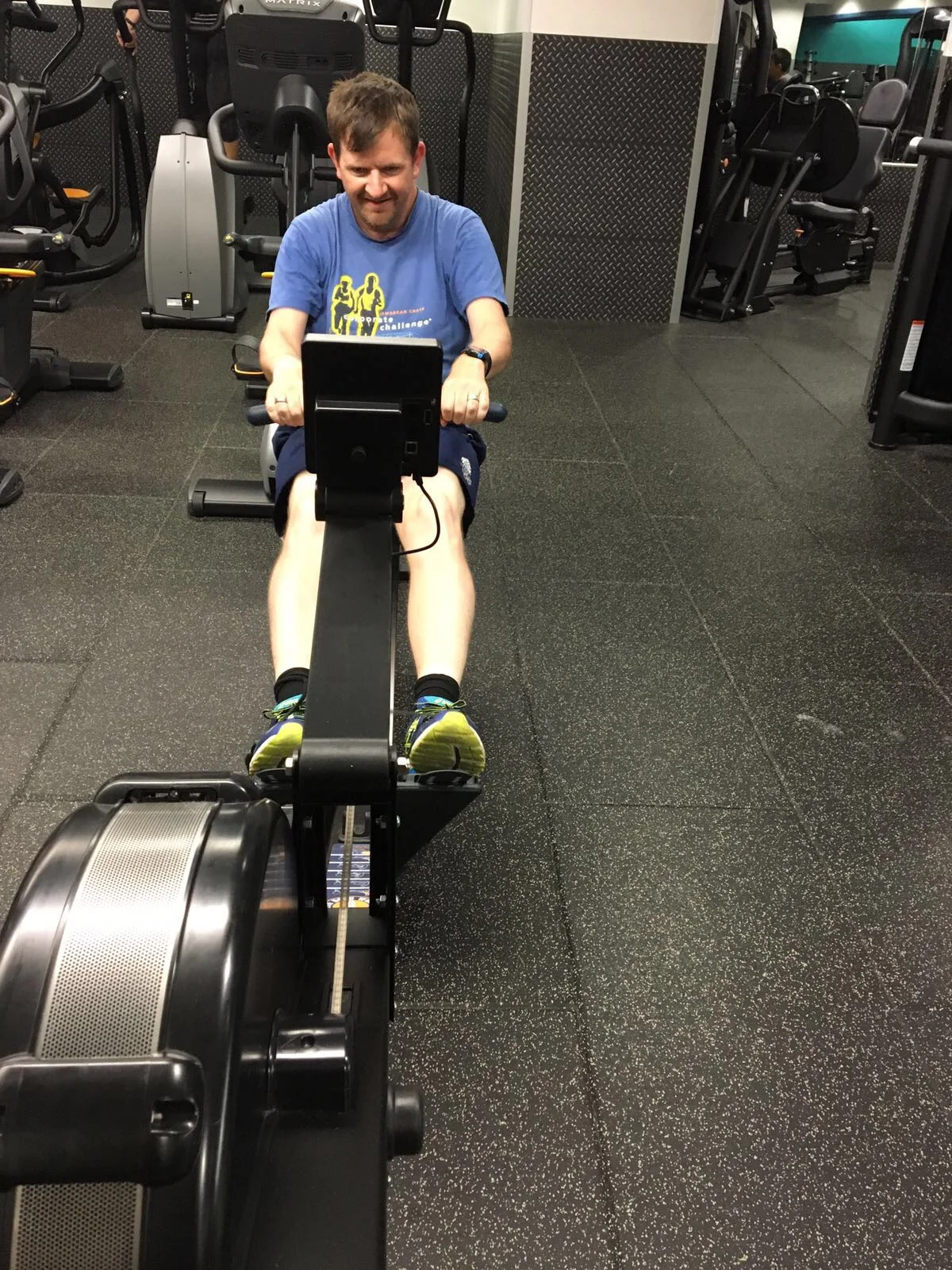 Me at the gym training for the 100km walk