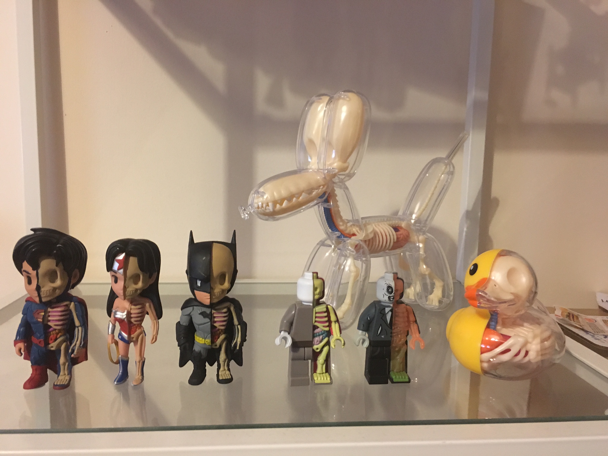 My Jason Freeny collection (minus the gingerbread man)
