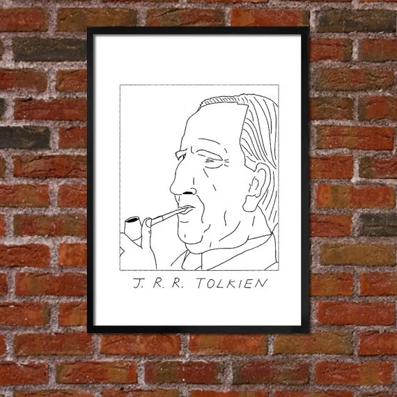 Badly Drawn Authors - JRR Tolkien