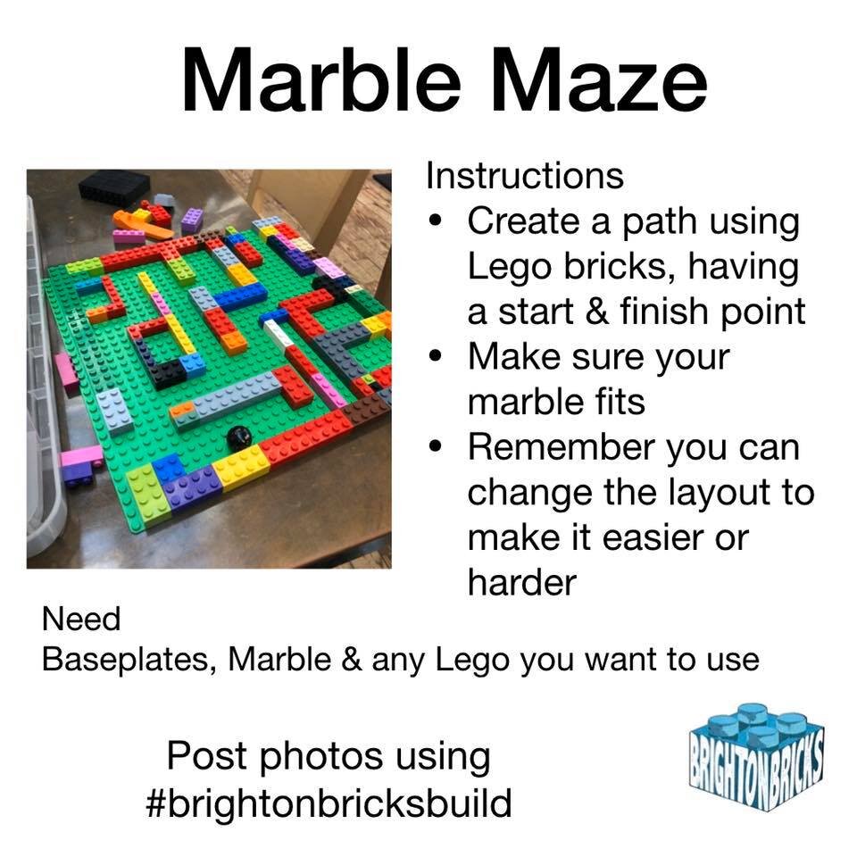 BrightonBricksBuild Lego Activity Marble Maze