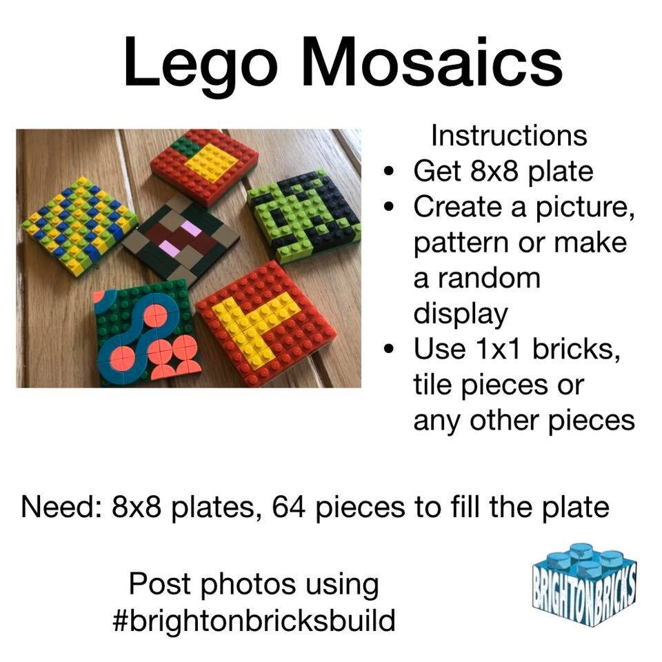 BrightonBricksBuild Lego Activity Lego Mosaic