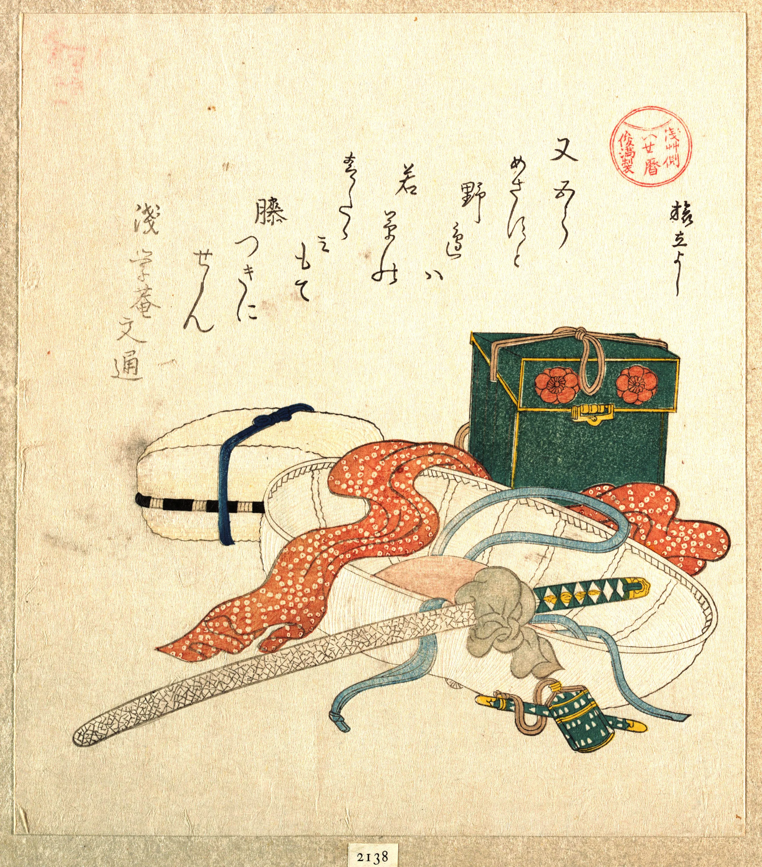 Kubo Shunman, Outfit for Travel (1800 circa).