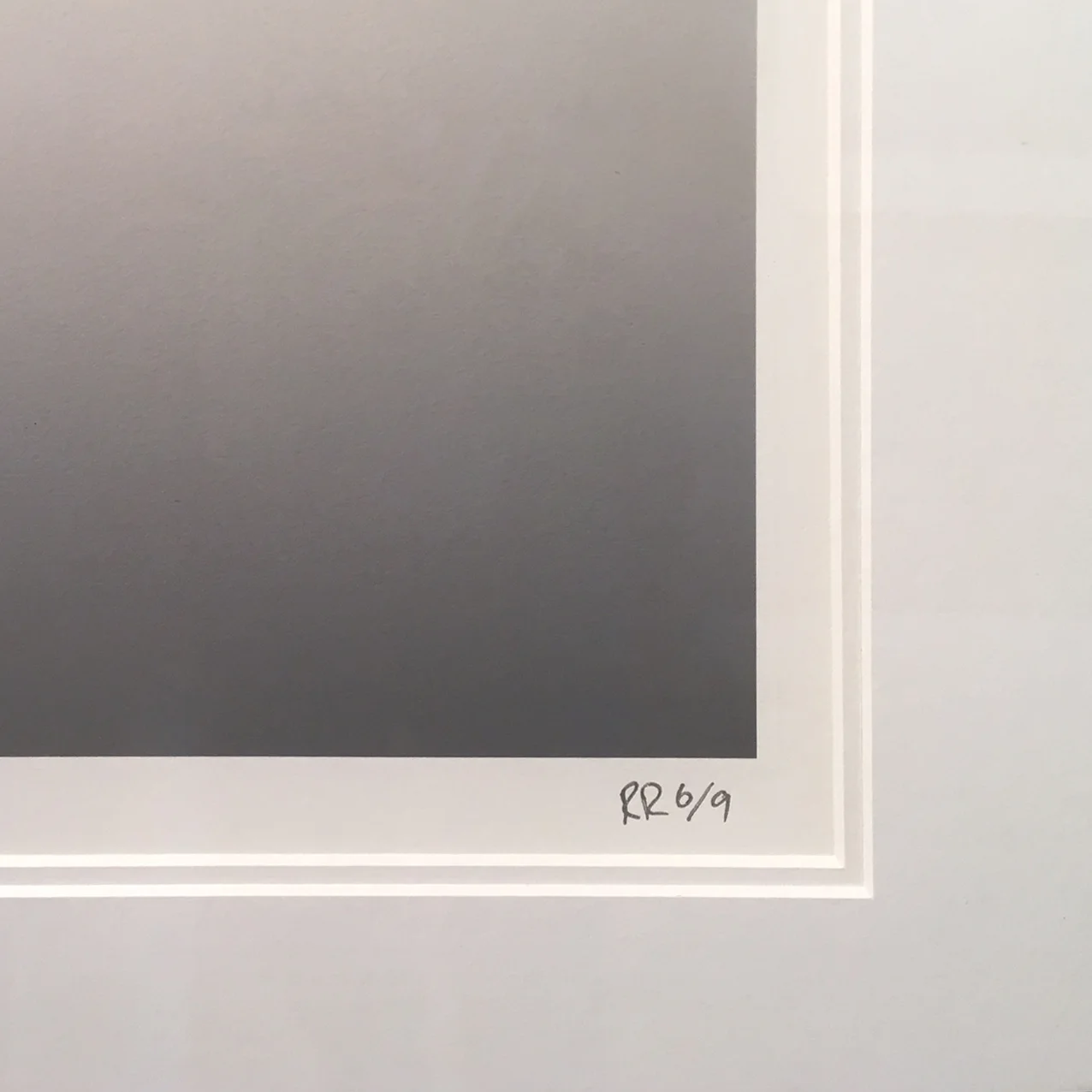 The Mounting of a print
