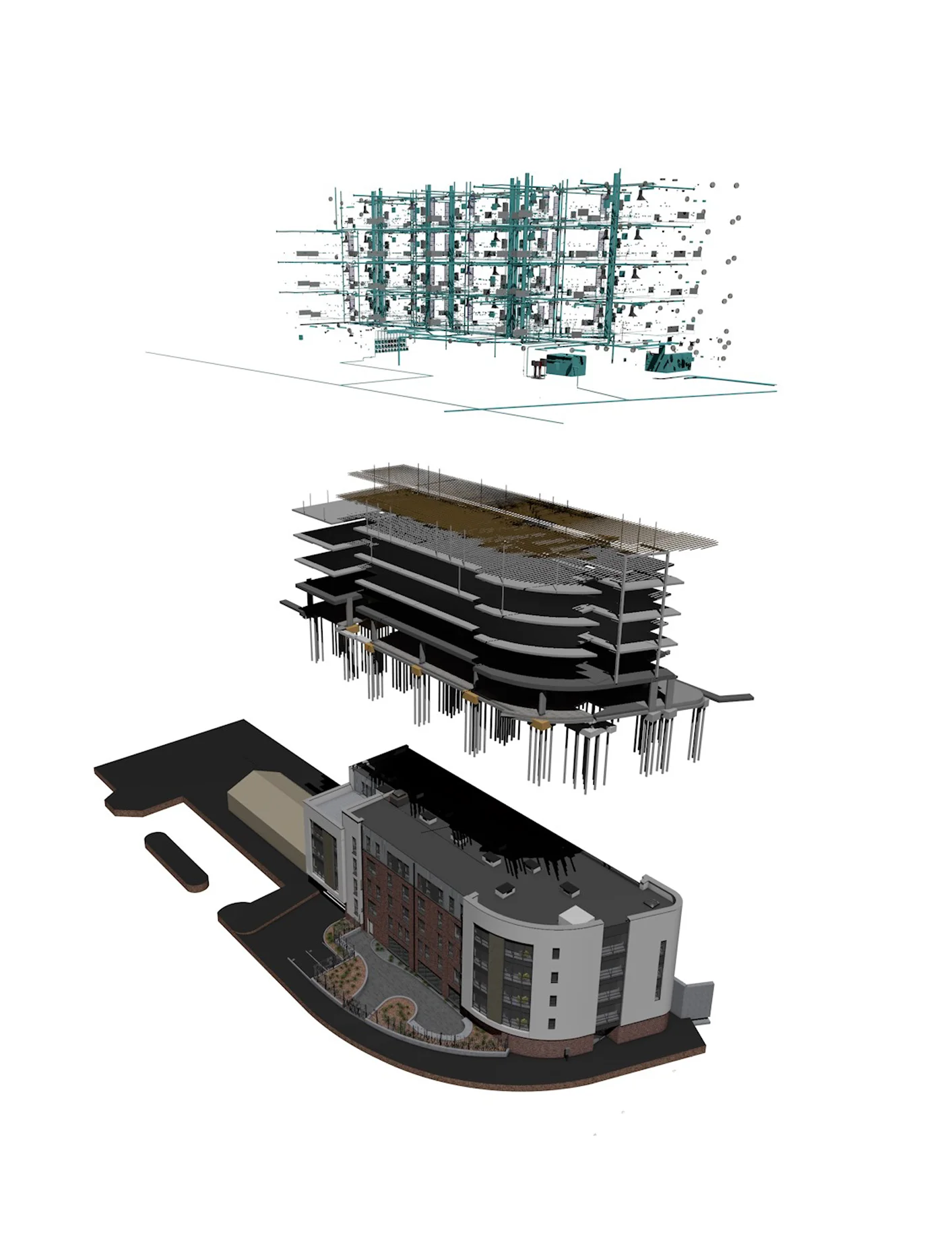   Apartment Development for Dixons Contractors   This Design and Build project was for the development of production information for 31 apartments from planning application drawings which had been prepared by another consultant.  How BIM added value 