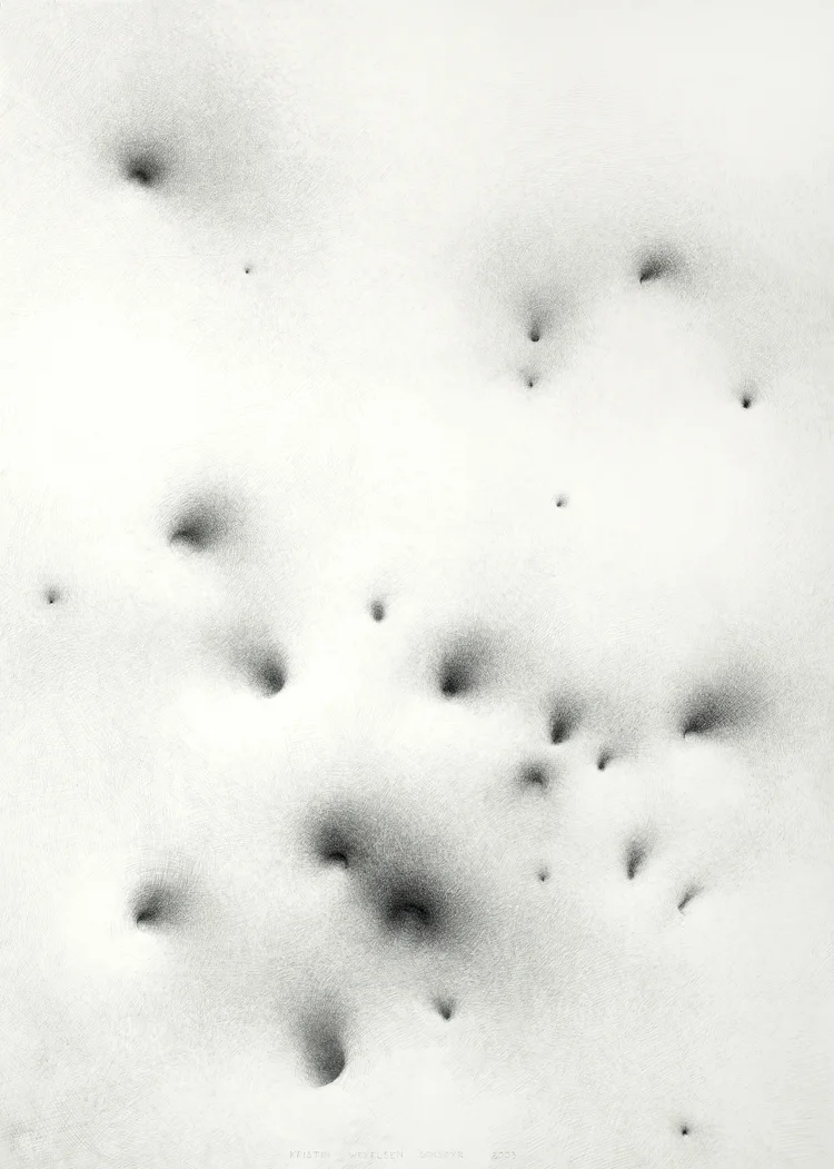 Tegning III / Drawing III , 2003 Størrelse / Size: 115 x 82 cm (photo: Atle Johnsen)