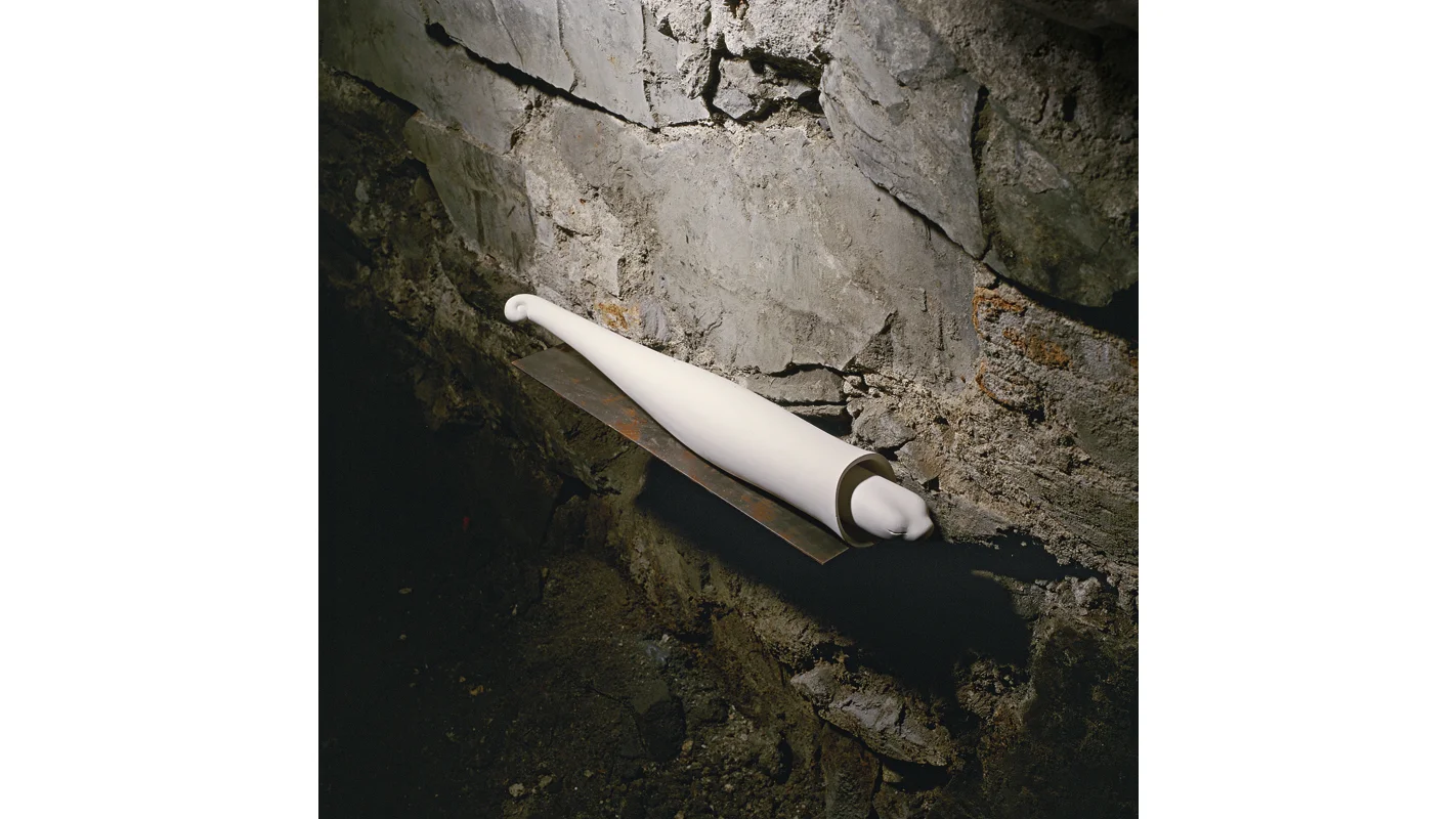 Lite, sovende dyr / Small, Sleeping Animal 2001 Lengde / Length: ca 60 cm (photo: Atle Johnsen)