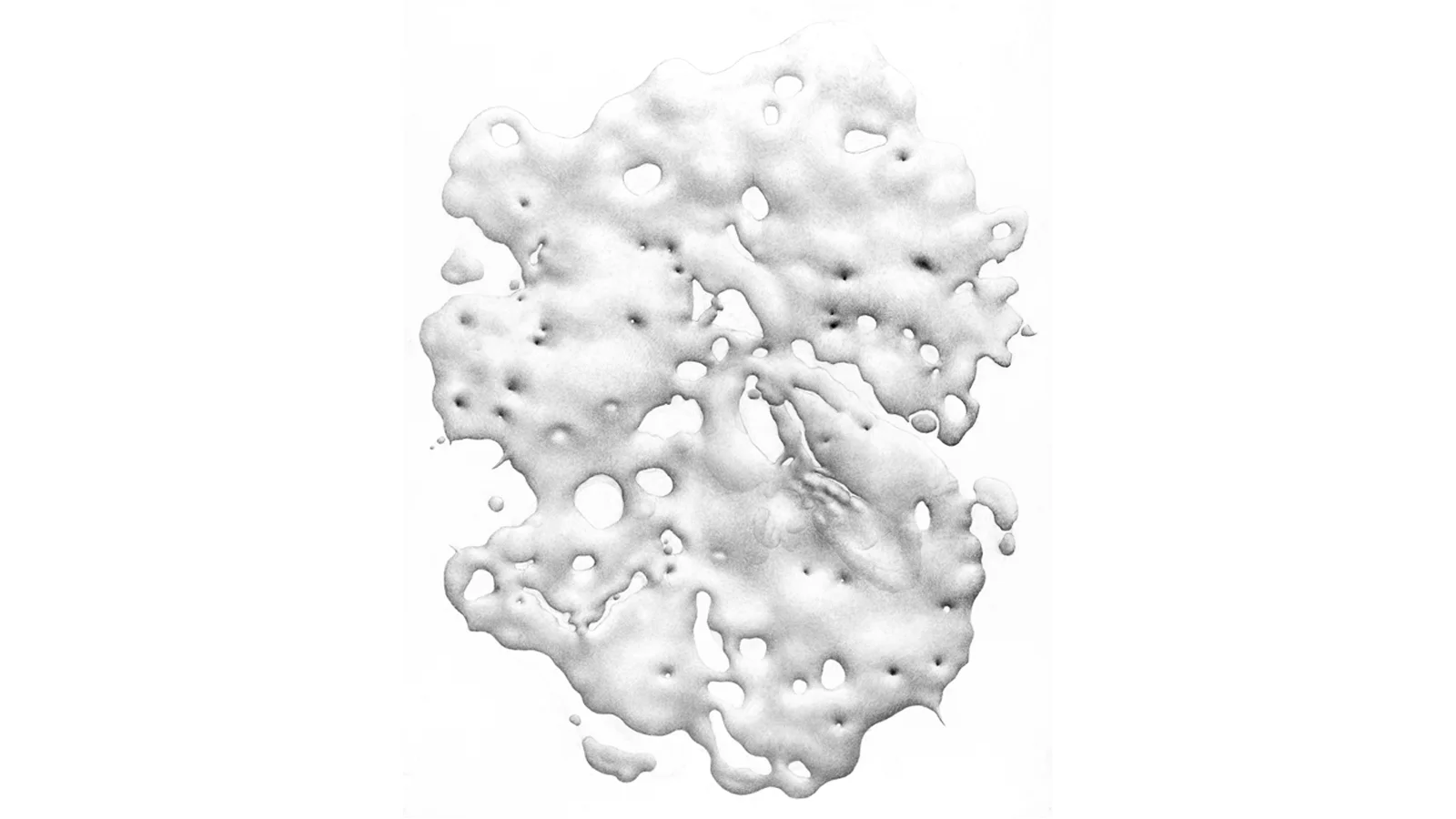 Stille bevegelse / S ilent movement, blyant på papir,størrelse ca. h:130 cm x b: 100 cm / pencil on paper, size ca. h: 130 cm x 100 cm (photo: Atle Johnsen)