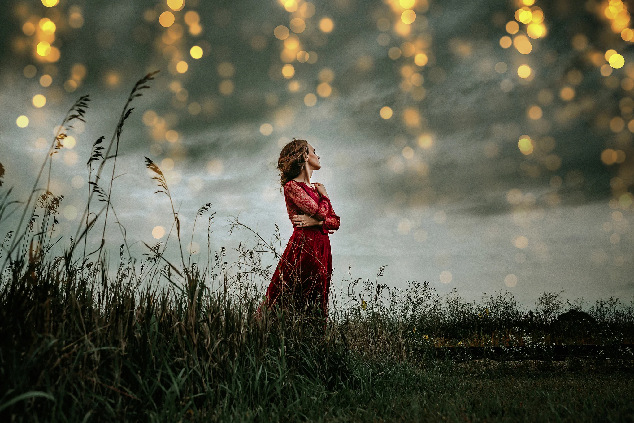My photo that made the cover -- I shot this image September of 2017 for an amazing photography project I took part in: The Traveling Dress Collective. My model is my friend Paige, whom I used to work with :)