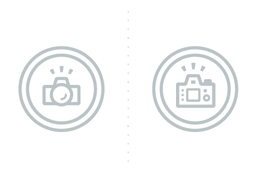 Client vs. Photographer-Facing Camera Icons