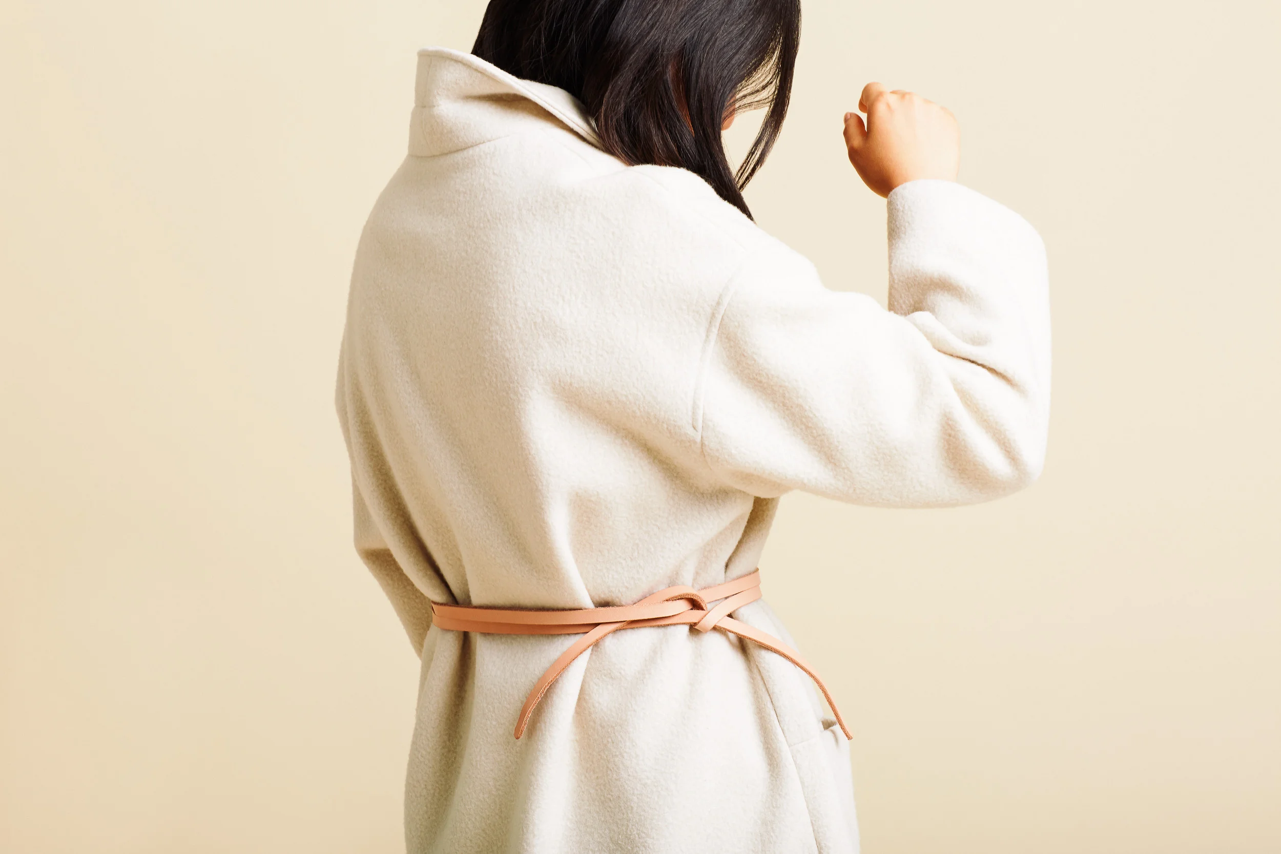 Crème Wrap Belt