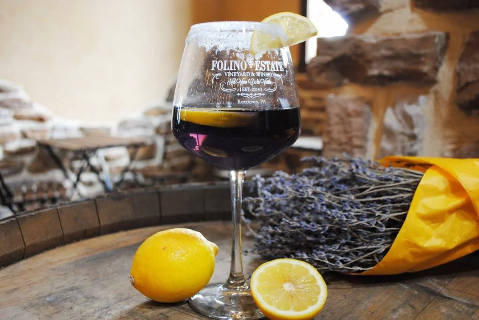 March Sangria: Lavender Lemonade