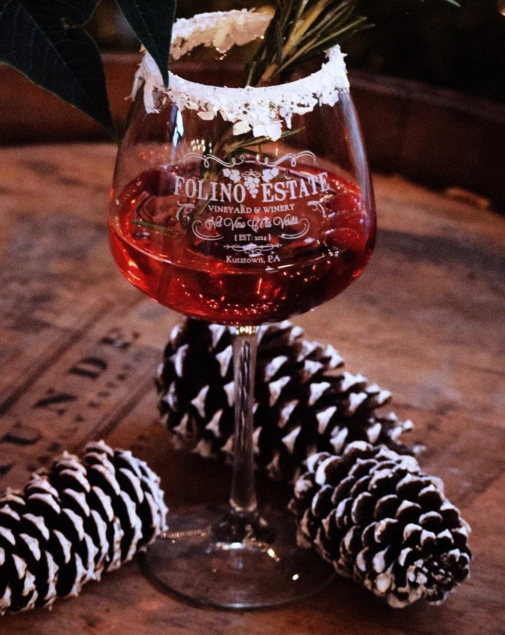 December Sangria: White Chocolate Cranberry