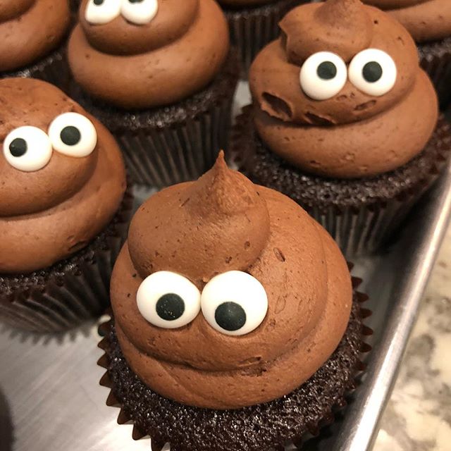 Poop emoji cupcakes!  Special order cupcakes.  Would you eat one?