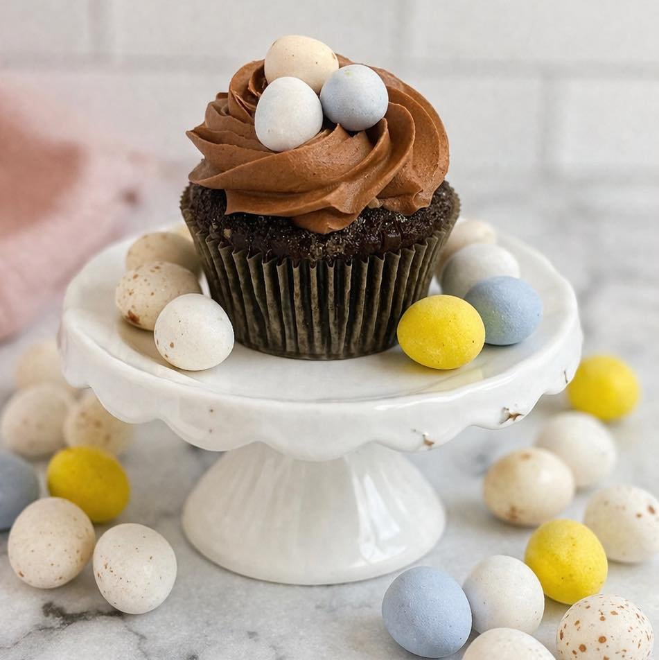 Easter is Sunday!  Pipe Dream Cupcakes will be open on Saturday from 10-2pm.  If you are planning on coming and need more than a dozen, please send a message to me and I will save you some.  The case will be filled and I want to make sure everyone ge