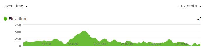 This is how my Garmin recorded the course. Pretty similar.