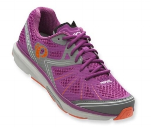 Looks like a running shoe, clips in like a bike shoe. Yay!