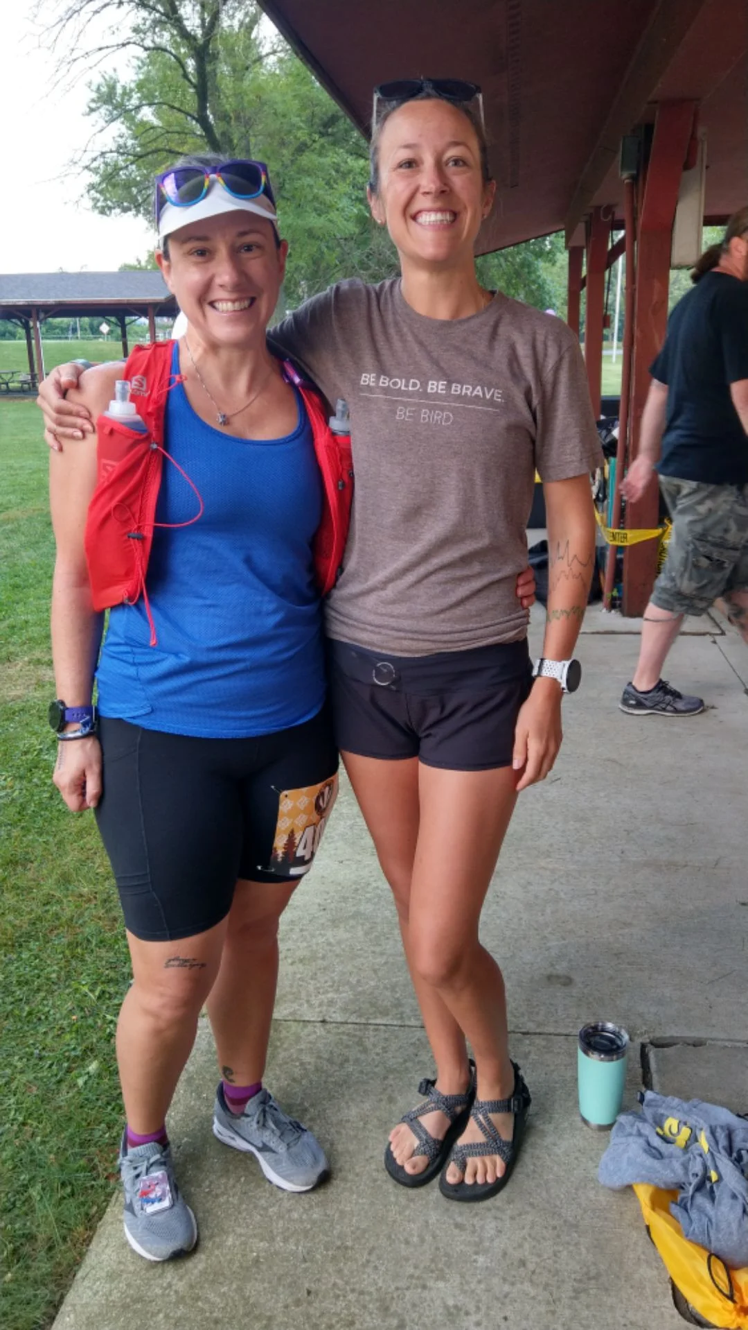 pre-race jitters!