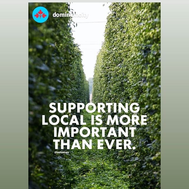 Check out the great folks @dominioncity. They're doing a terrific job promoting and supporting local business. It's great to work with brewers who really believe in the value of local industry, jobs, and products. They're shipping (very good beer) ac