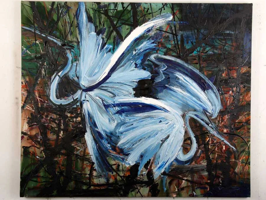 The King and Queen of Where We Have Never Been | Acrylic on Canvas | 64.5 x 76 in.