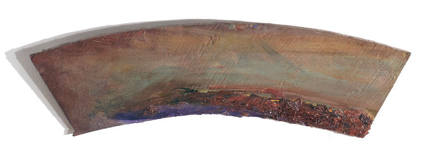 To the Point, 1982 | Oil on Wood | 22 x 6 x 3/4 in.