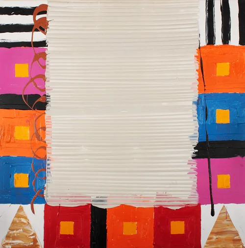 Draw Blind, 1996 | Acrylic | 48 x 48 in.