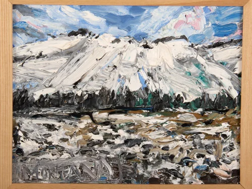 Montana, 1999 | Oil on Board | 11 x 14 in.