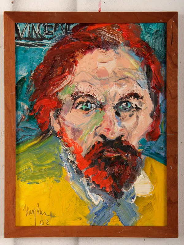 Vincent Van Gogh, 2002 | Oil on Board | 12 x 9 in.