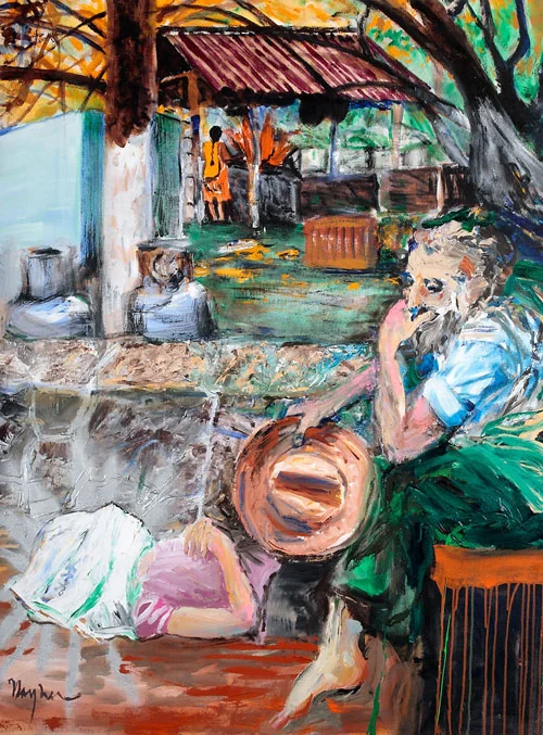 The Fisherman’s Daughter Has Drowned, 1998 | Acrylic | 59 x 44 in.