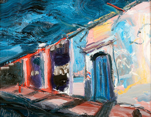 Street of Stables, 2000 | Oil | 11 x 14 in.