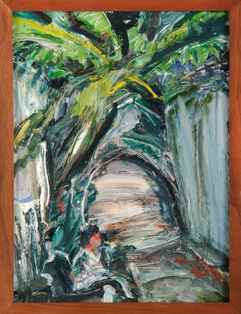 Resting in Oaxaca, 1999 | Oil on Board | 12 x 10 in.