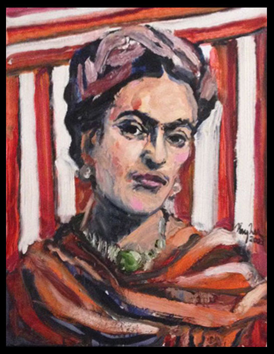 Frida Kahlo #2, 2003 | Oil on Board | 24 x 30 in.