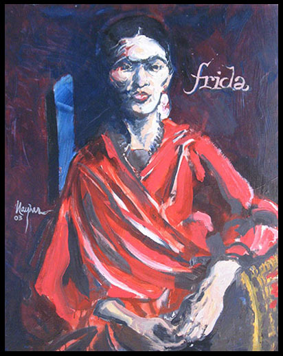 Frida Kahlo, 2003 | Oil on Board | 24 x 30 in.