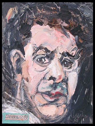 Jose Clemente Siqueiros, 2003 | Oil on Board | 9 x 12 in.